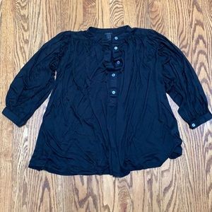 J.Crew Flowy 3/4 Sleeve Top